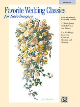 Favorite Wedding Classics for Solo Singers Vocal Solo & Collections sheet music cover